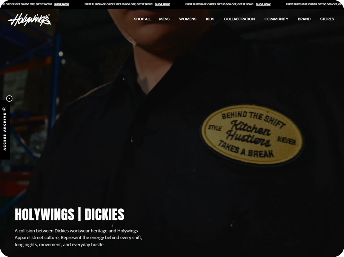 Hollywings Store Active