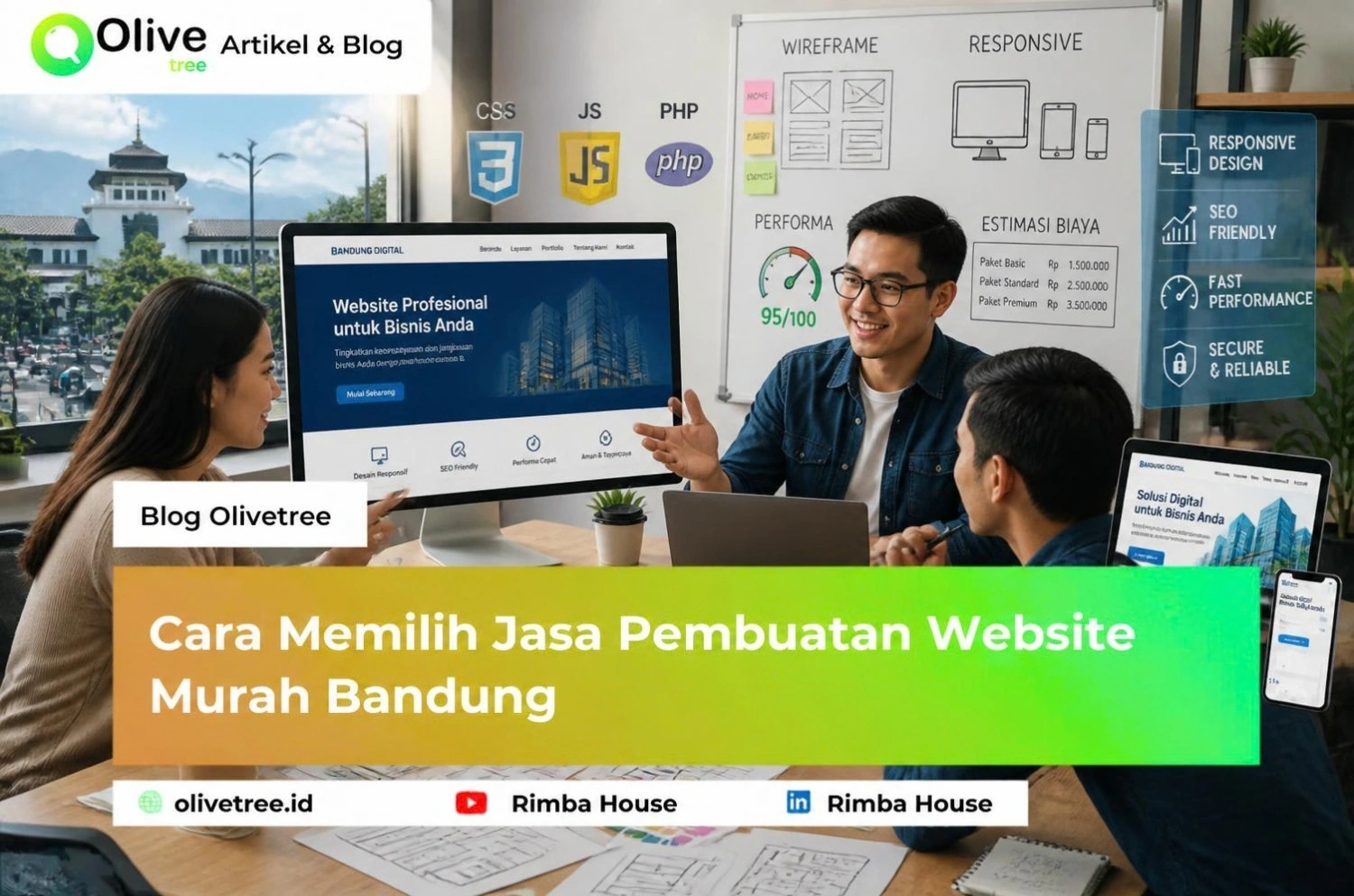Cara Memilih Jasa Pembuatan Website Murah Bandung